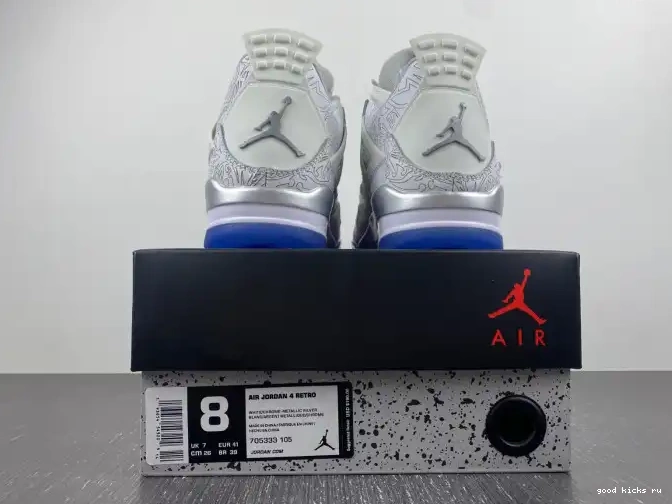 Retro 705333-105 4 Anniversary 30th Jordan Laser 0507